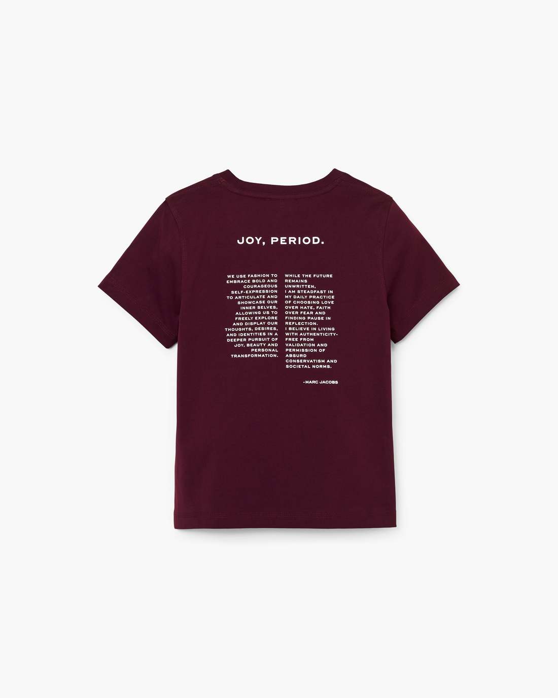 Joy. Slim Tee Dark Plum Marc Jacobs