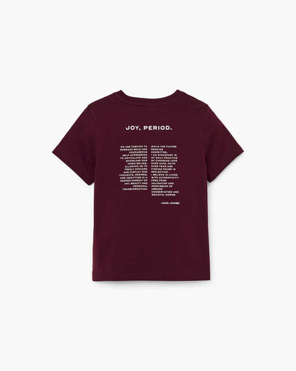 Joy. Slim Tee Dark Plum Marc Jacobs