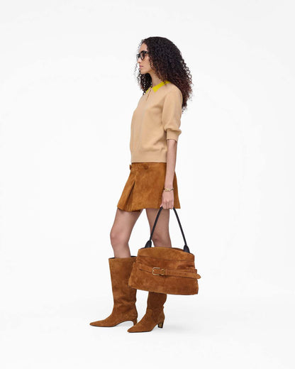 Trompe L'Oeil Knit Polo Camel Marc Jacobs