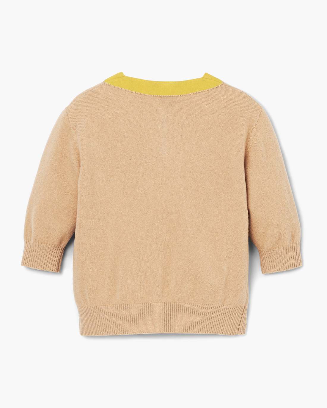 Trompe L'Oeil Knit Polo Camel Marc Jacobs