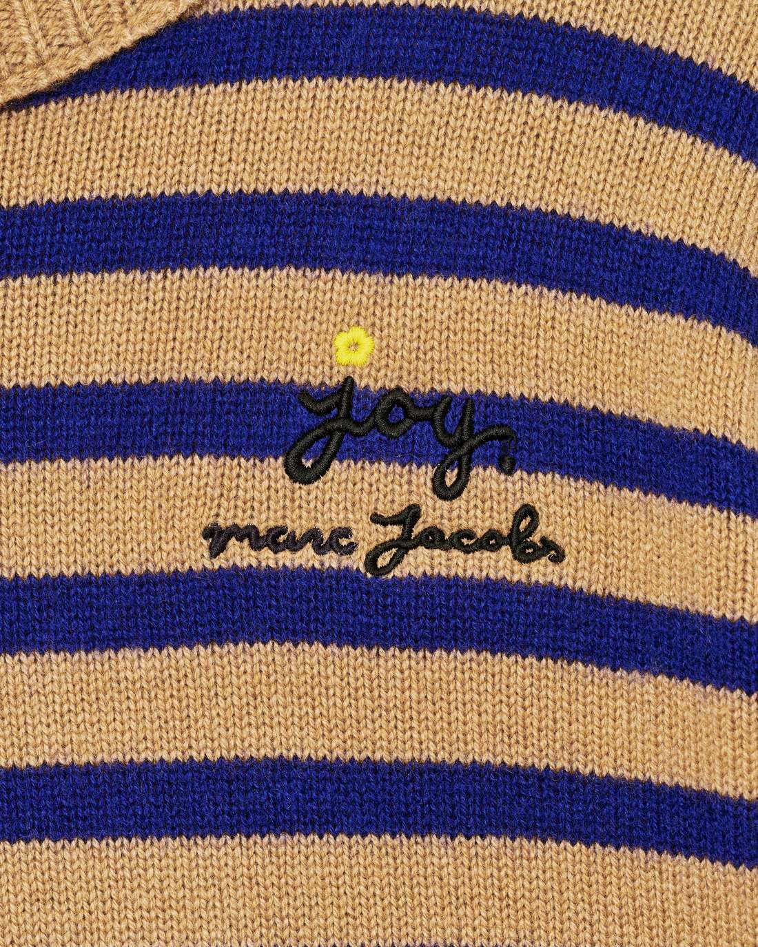 Joy Striped Crewneck Camel/Pansy Marc Jacobs