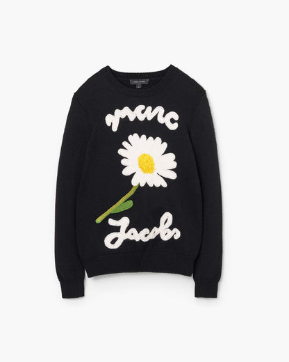 Marc Is Joy Jacquard Crewneck Black Marc Jacobs