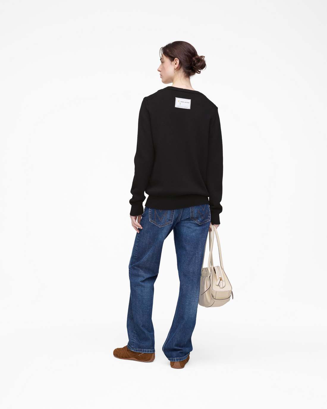 Marc Is Joy Jacquard Crewneck Black Marc Jacobs
