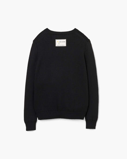 Marc Is Joy Jacquard Crewneck Black Marc Jacobs