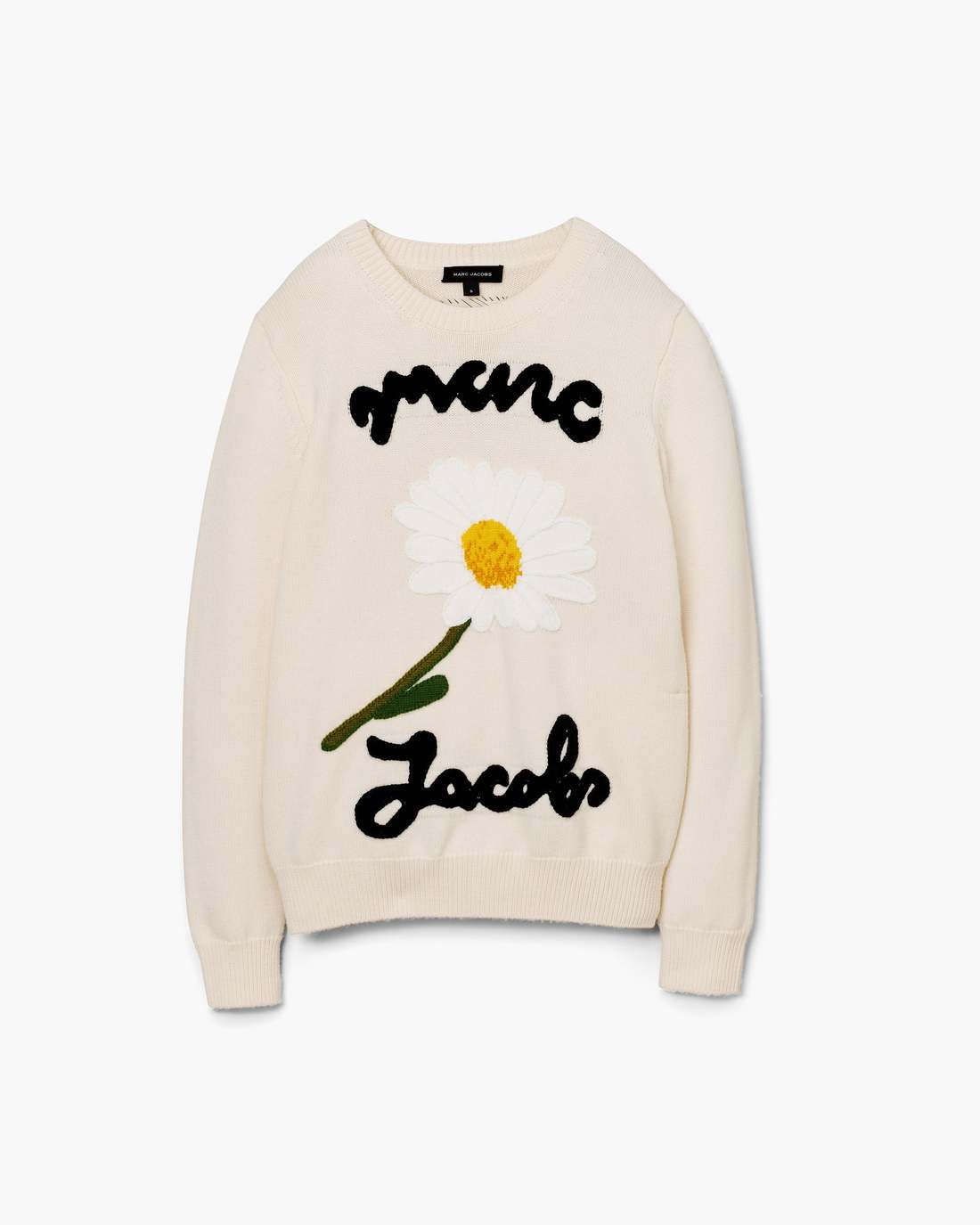 Marc Is Joy Jacquard Crewneck Ivory Marc Jacobs