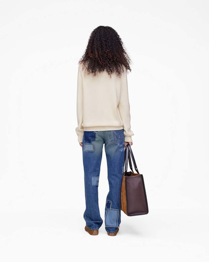 Marc Is Joy Jacquard Crewneck Ivory Marc Jacobs