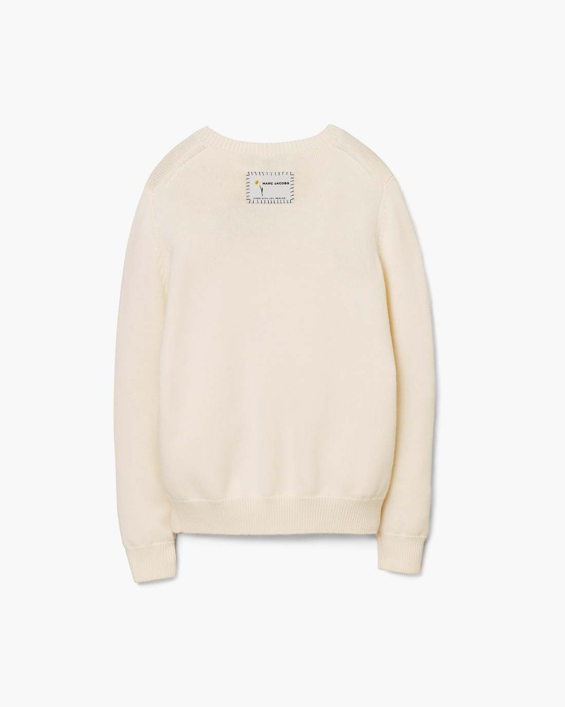 Marc Is Joy Jacquard Crewneck Ivory Marc Jacobs