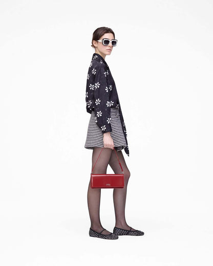 Trompe L'Oeil Eyelet Bow Blouse Black/White Marc Jacobs