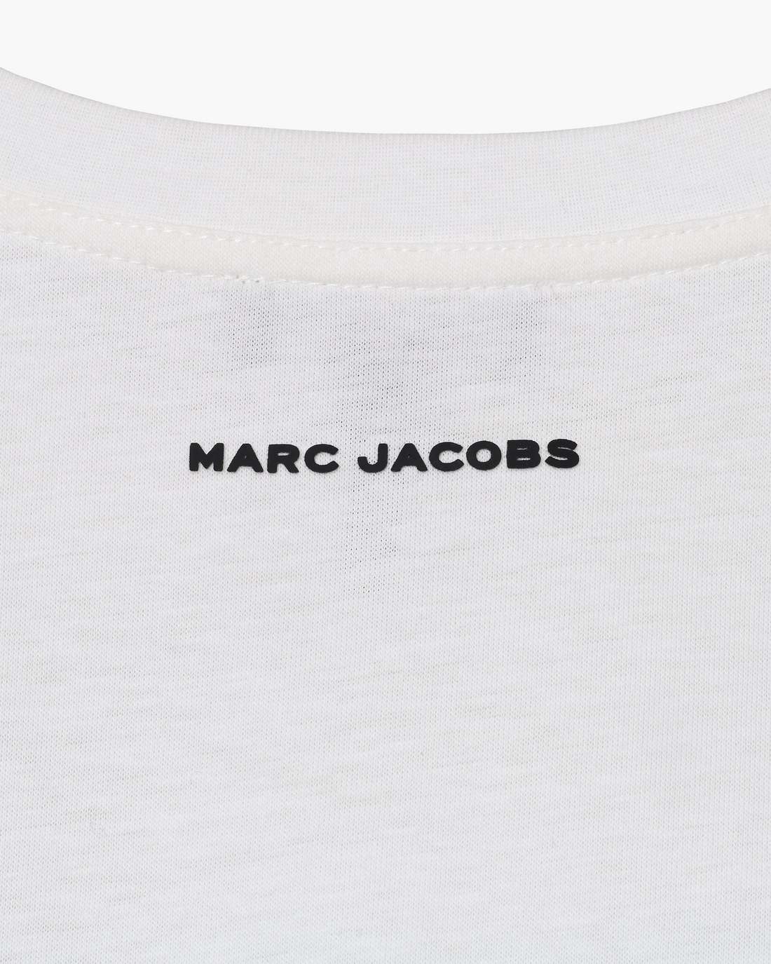 Trompe L'Oeil Eyelet Slim Tee White Multi Marc Jacobs