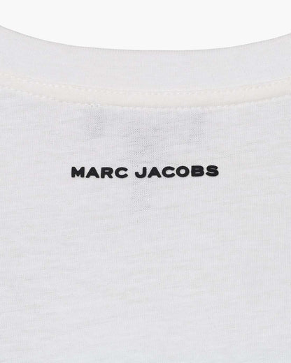 Trompe L'Oeil Eyelet Slim Tee White Multi Marc Jacobs