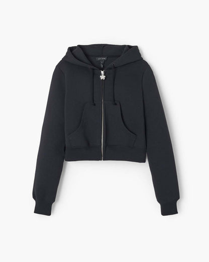 Charm Cropped Hoodie Black Marc Jacobs