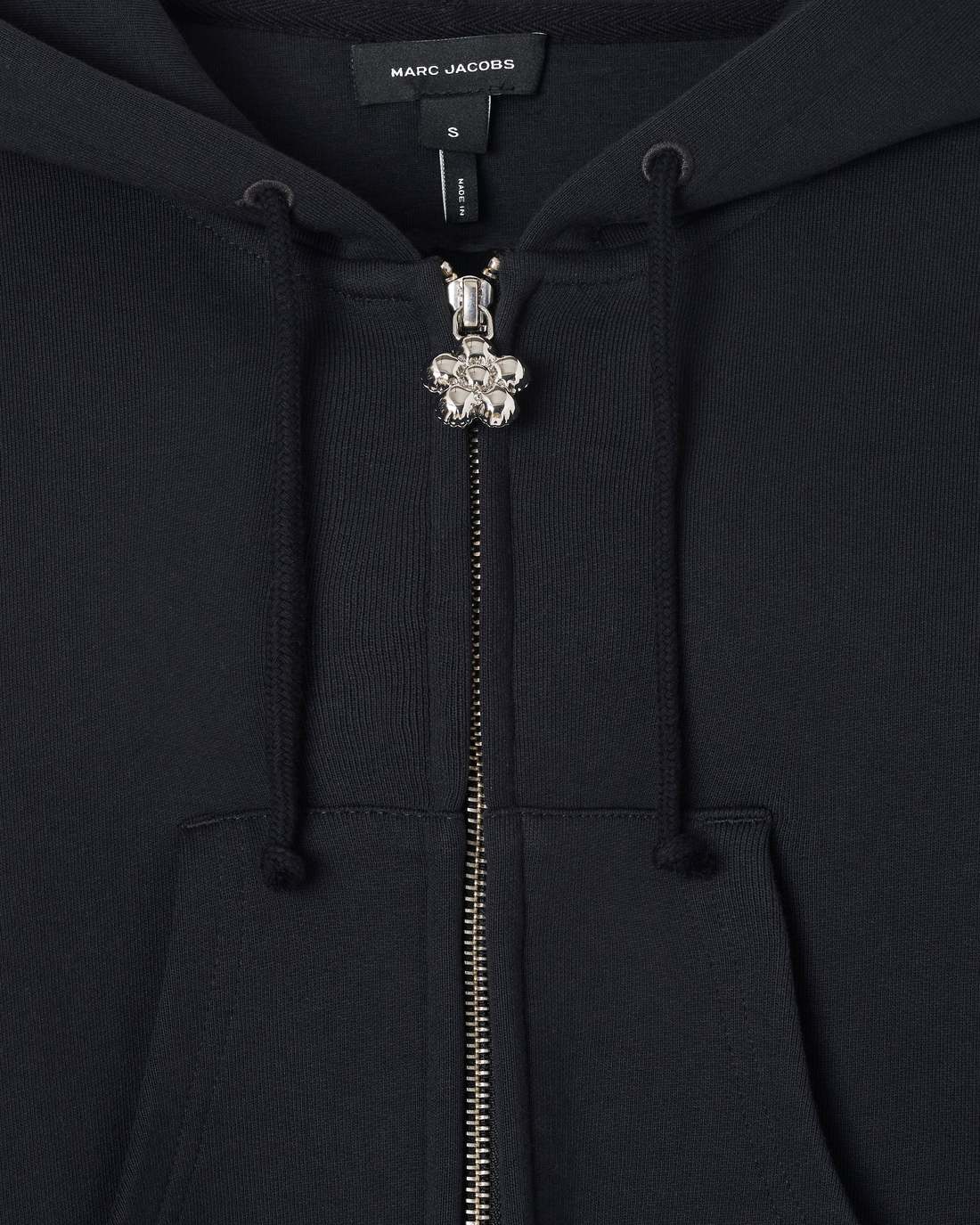 Charm Cropped Hoodie Black Marc Jacobs