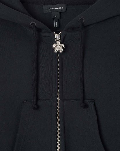 Charm Cropped Hoodie Black Marc Jacobs