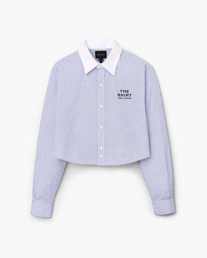 The Cropped Femme Shirt Blue Multi Marc Jacobs
