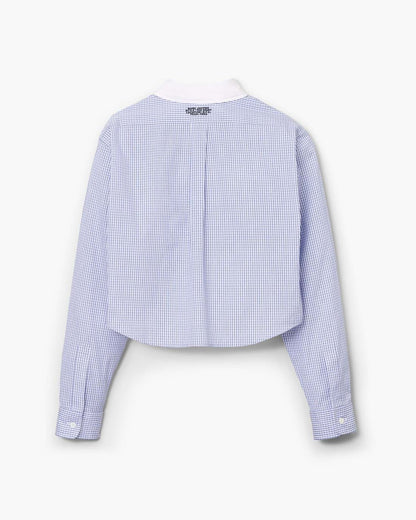 The Cropped Femme Shirt Blue Multi Marc Jacobs
