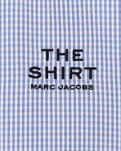 The Cropped Femme Shirt Blue Multi Marc Jacobs