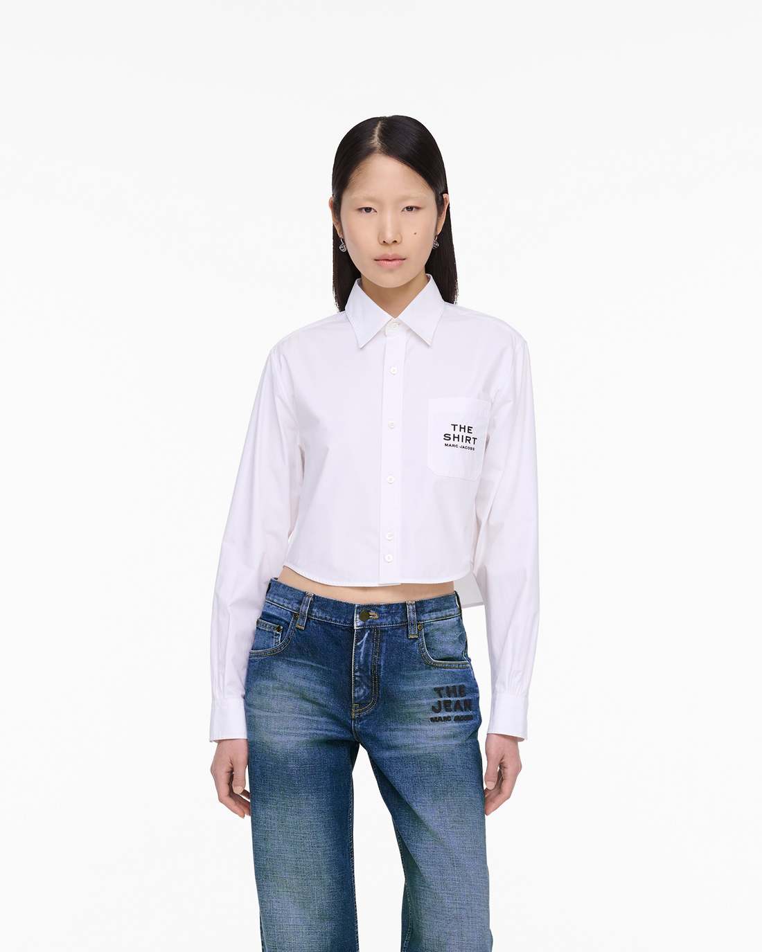THE CROPPED FEMME SHIRT White Marc Jacobs