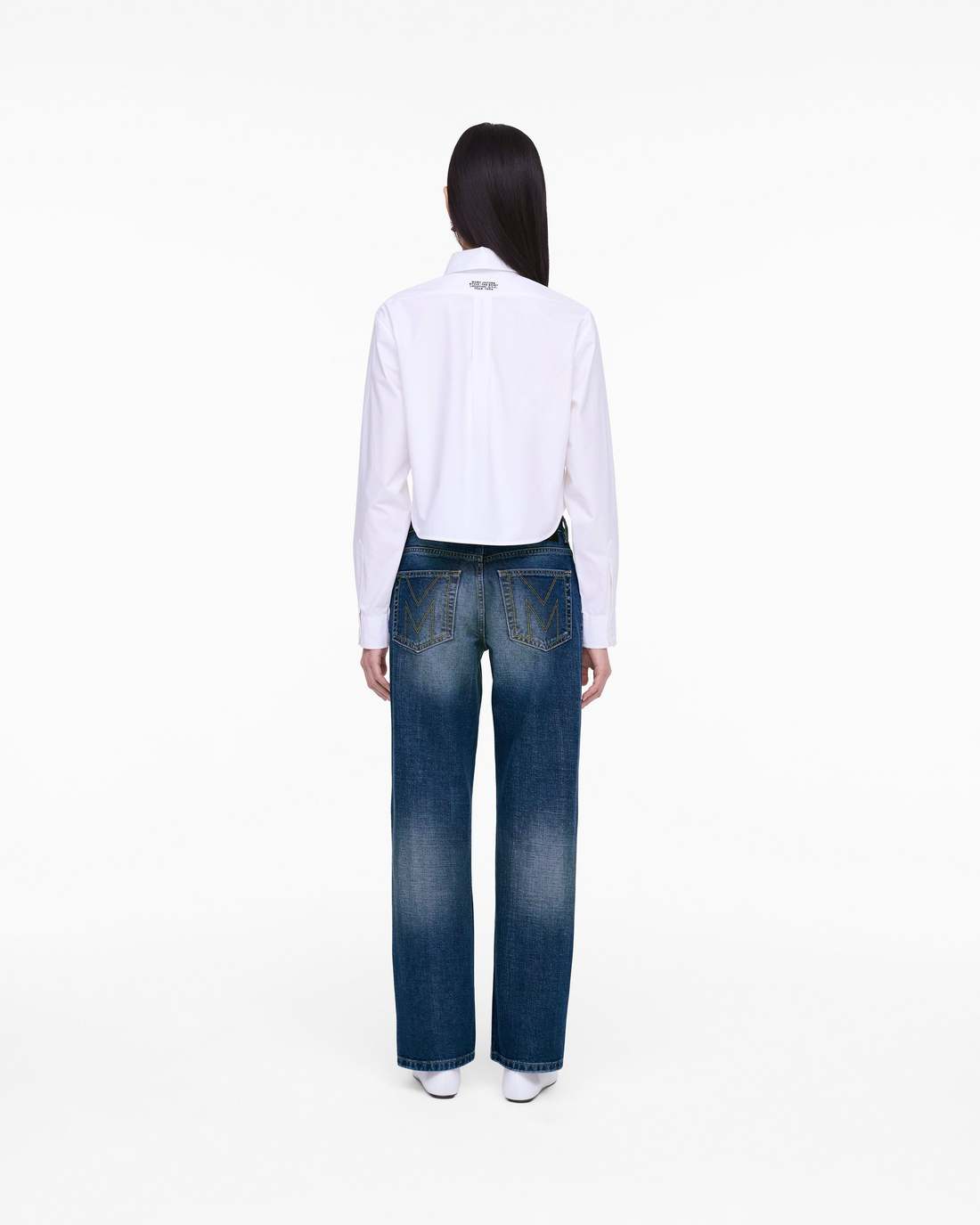 THE CROPPED FEMME SHIRT White Marc Jacobs