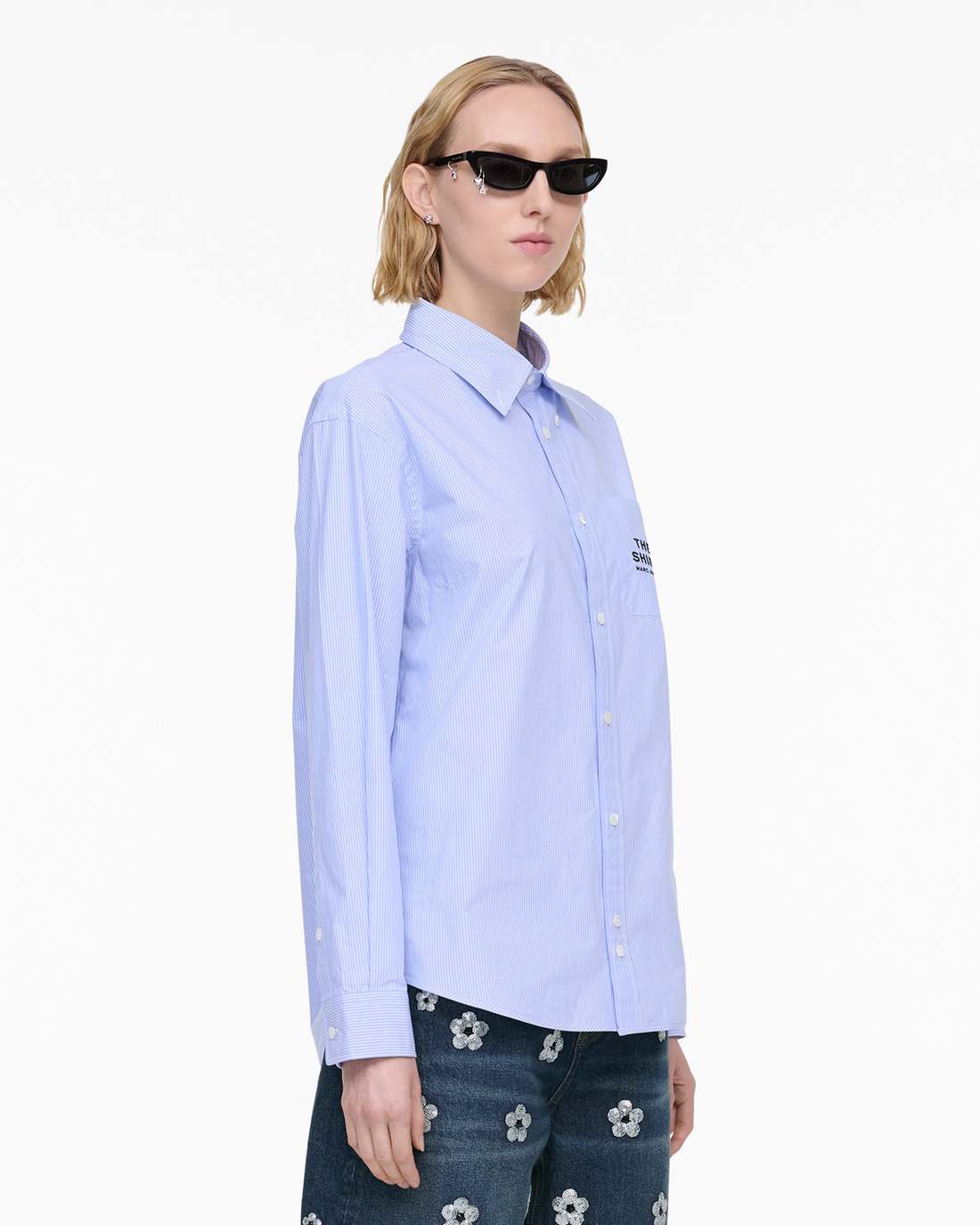 THE STRIPED SHIRT Sky Blue Marc Jacobs