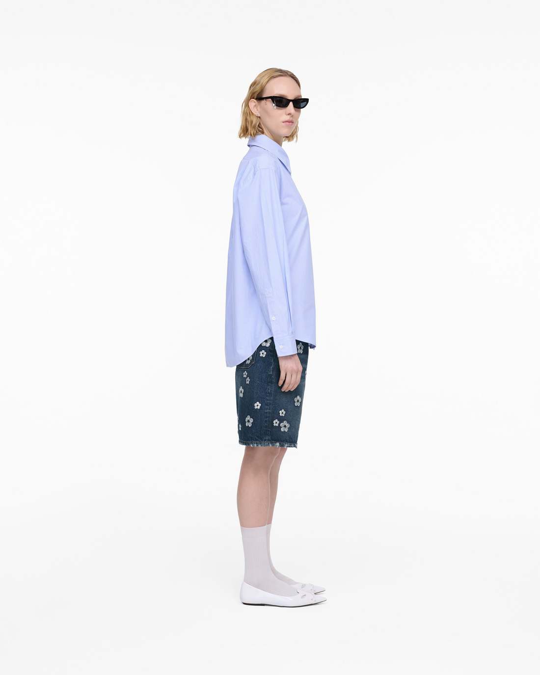 THE STRIPED SHIRT Sky Blue Marc Jacobs