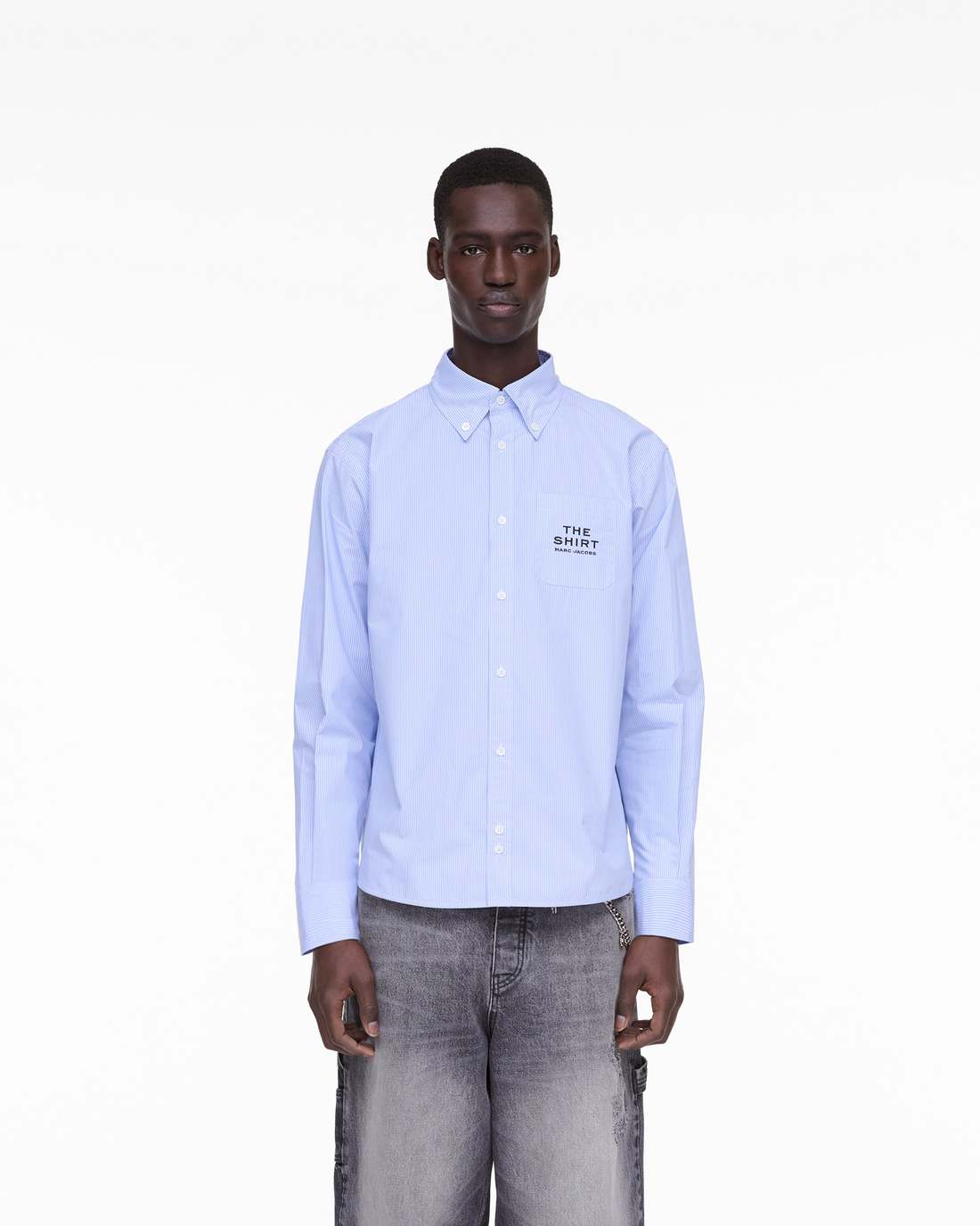THE STRIPED SHIRT Sky Blue Marc Jacobs