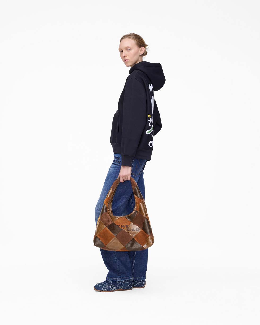 Marc Is Joy Daisy Hoodie Black Marc Jacobs