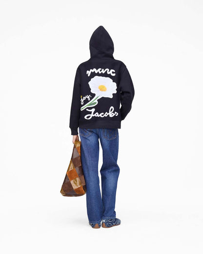 Marc Is Joy Daisy Hoodie Black Marc Jacobs