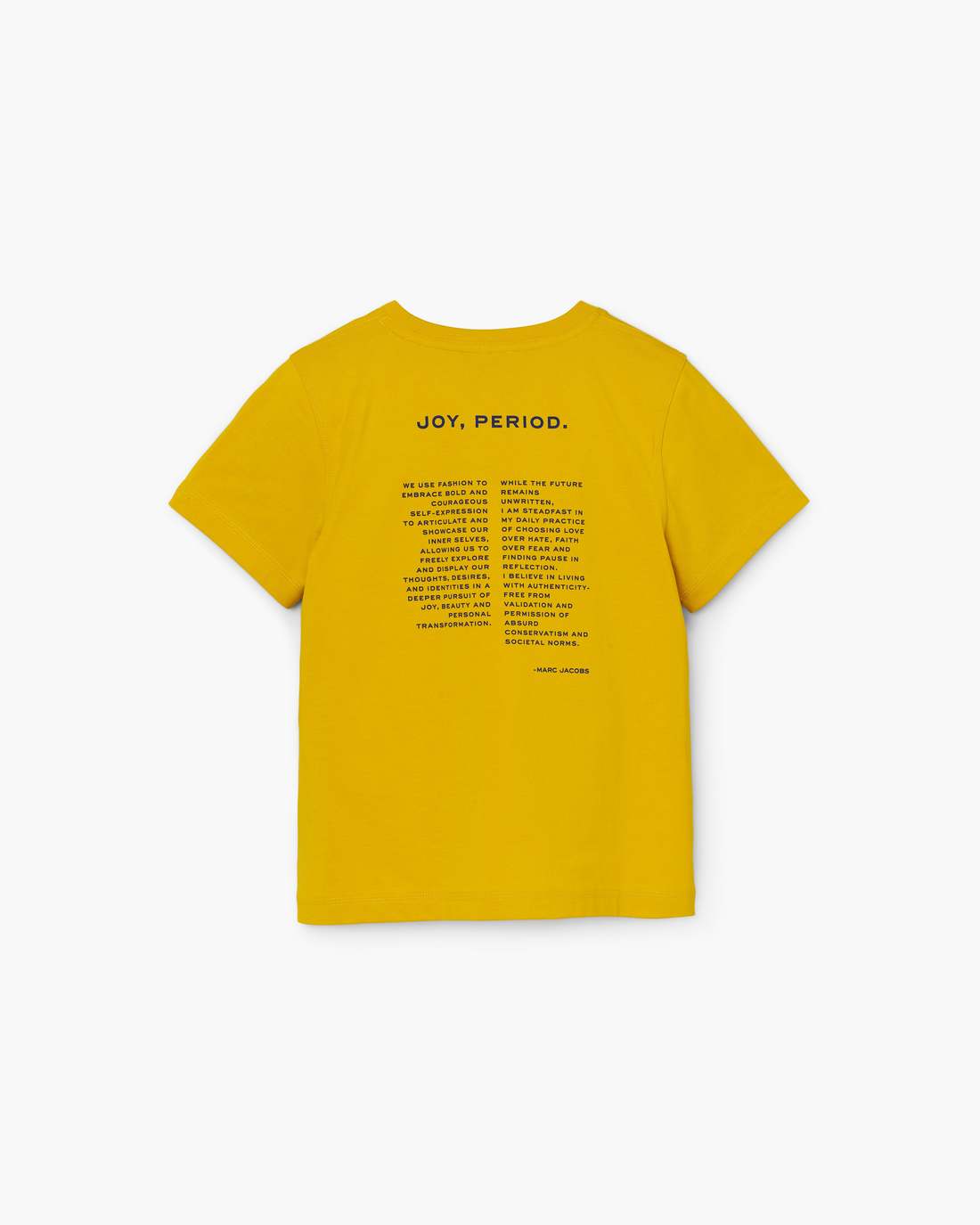 Joy. Slim Tee Joy Yellow Marc Jacobs