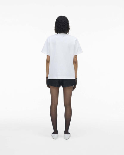 The Stripe Box Tee White Marc Jacobs