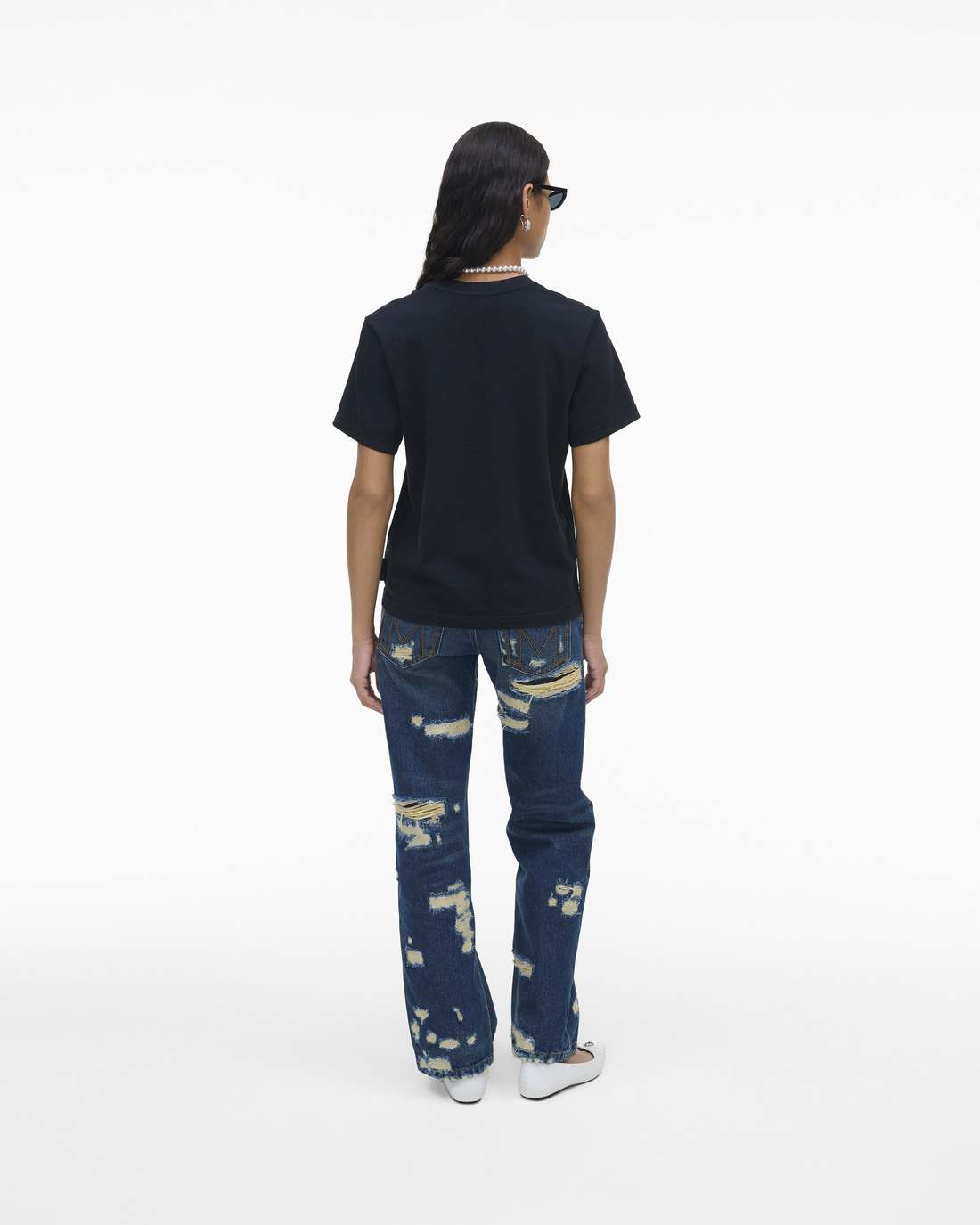 The Logo Baby Tee Black Marc Jacobs
