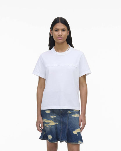 The Logo Baby Tee White Marc Jacobs
