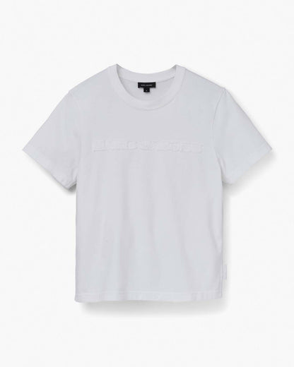 The Logo Baby Tee White Marc Jacobs