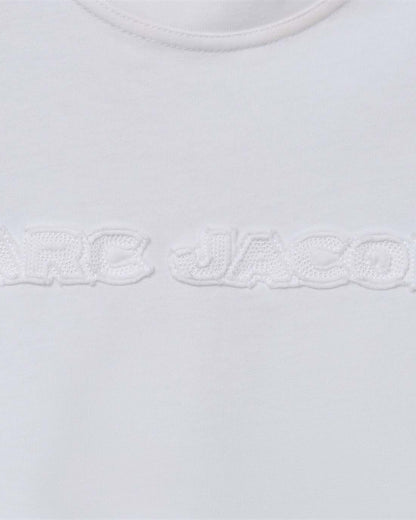 The Logo Baby Tee White Marc Jacobs