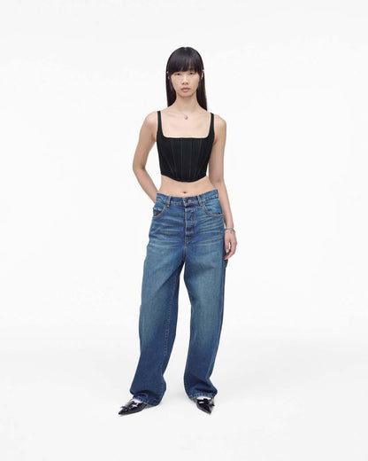 The Denim Bustier Black Marc Jacobs