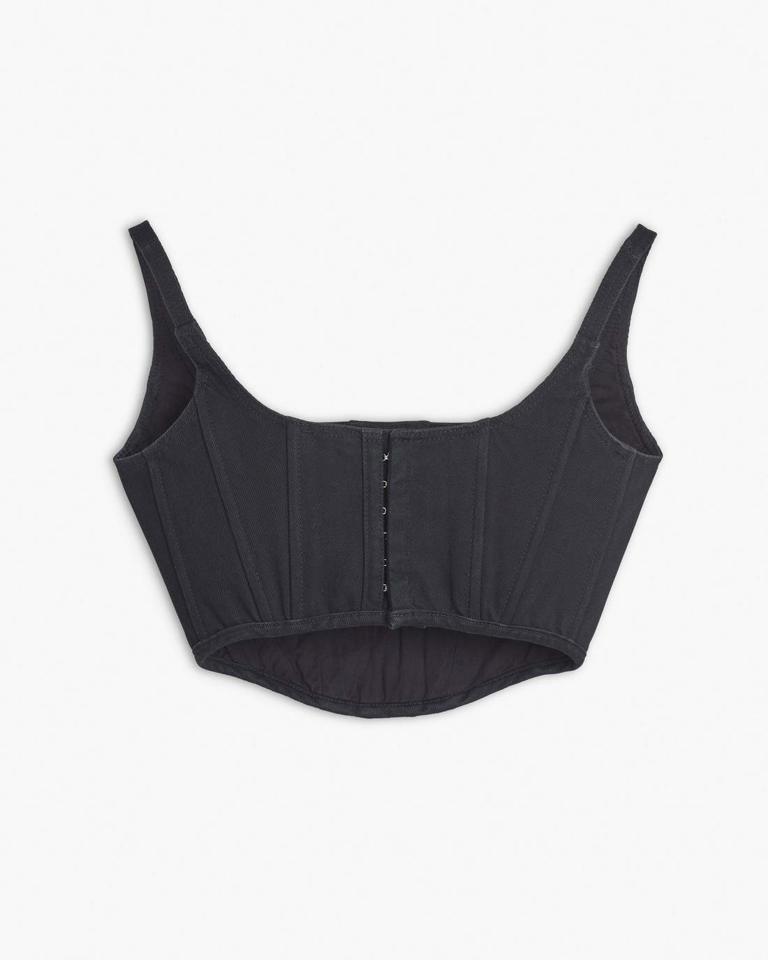 The Denim Bustier Black Marc Jacobs