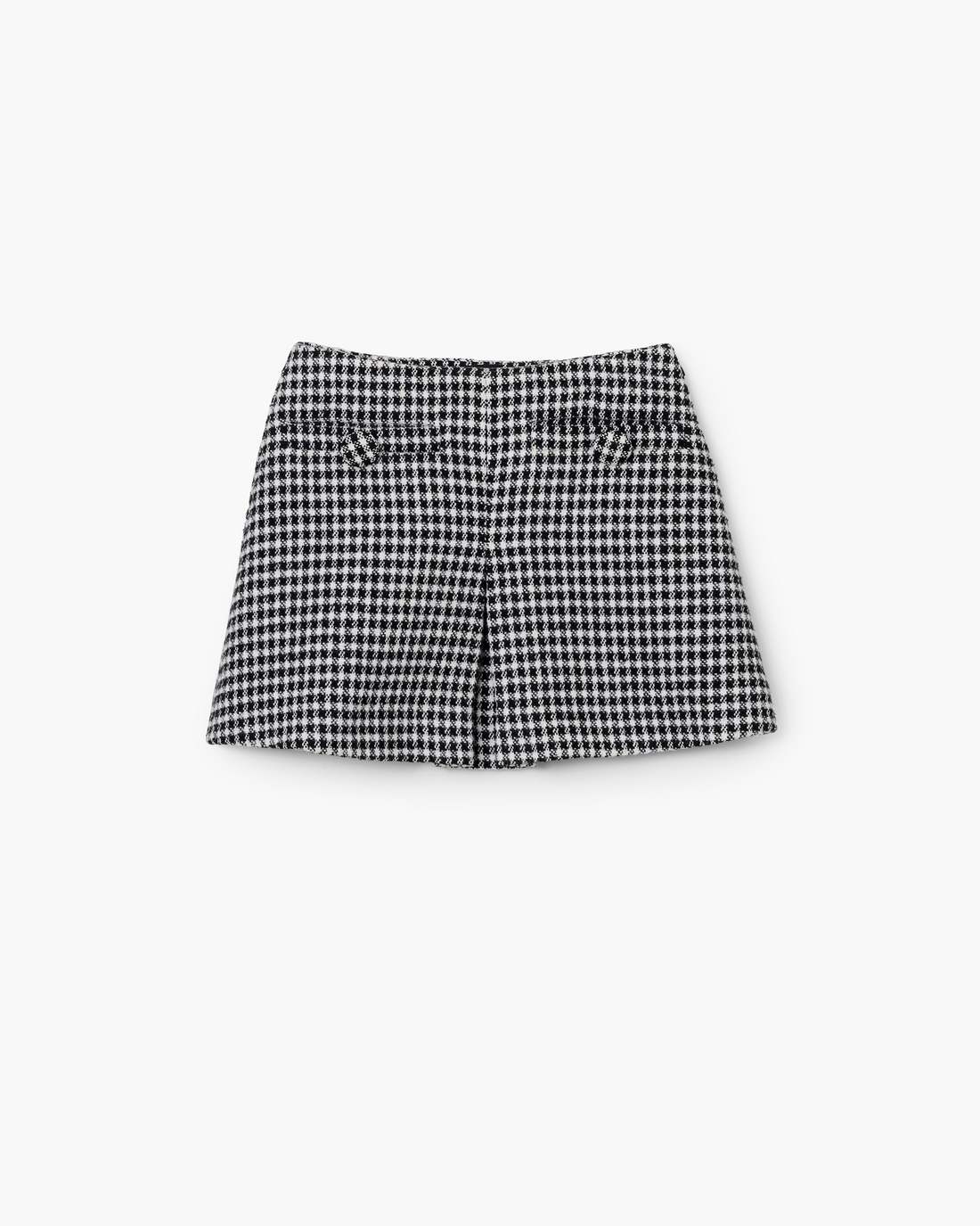 Gingham Tweed Mini Skirt Black Multi Marc Jacobs