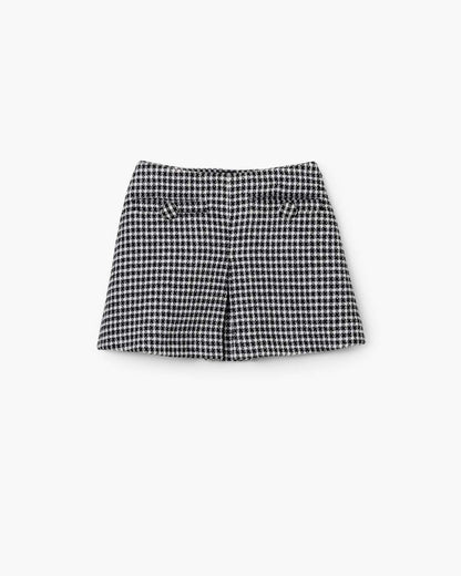 Gingham Tweed Mini Skirt Black Multi Marc Jacobs