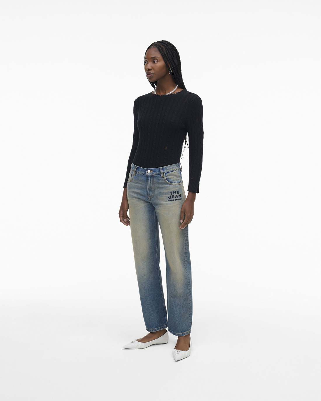 The Washed Jean Medium Wash Indigo Marc Jacobs