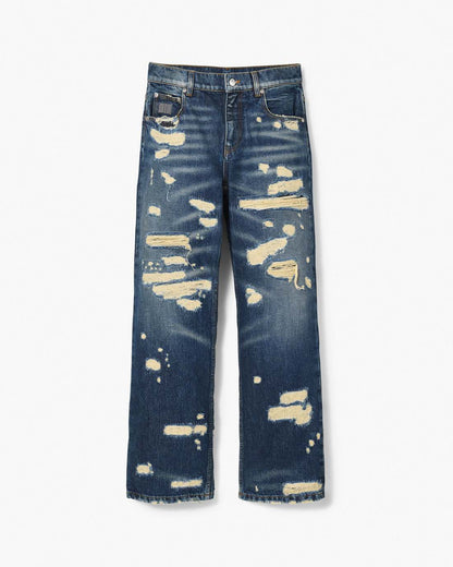 The Rip And Repair Straight Jean Punk Indigo Marc Jacobs