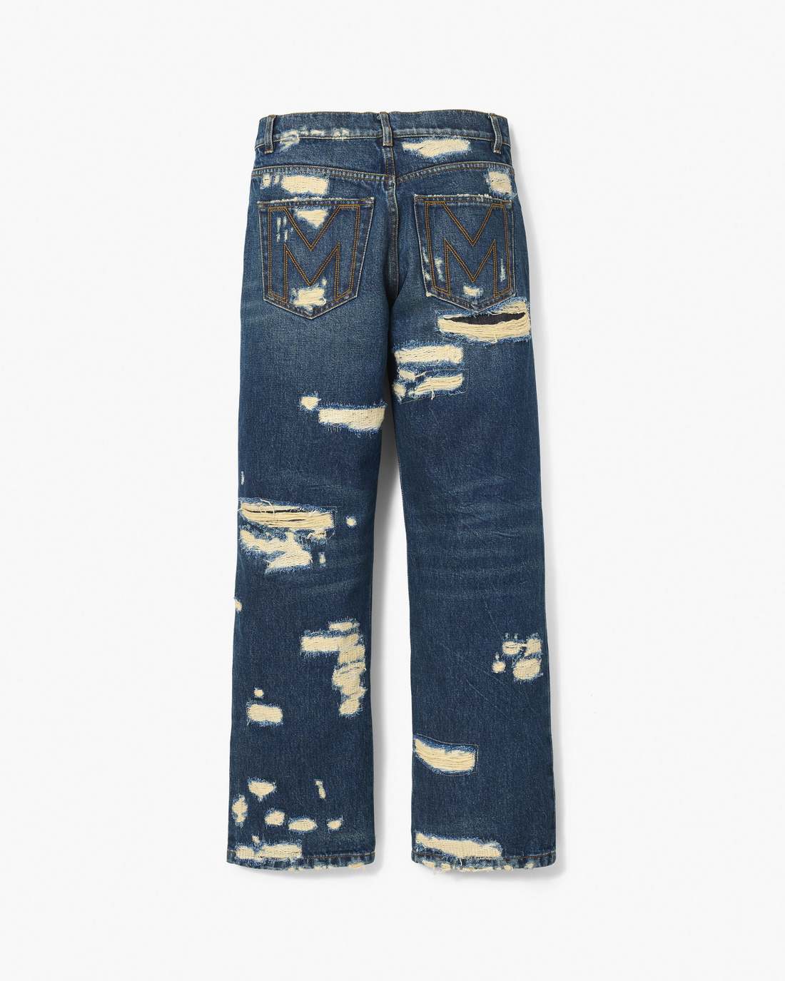 The Rip And Repair Straight Jean Punk Indigo Marc Jacobs