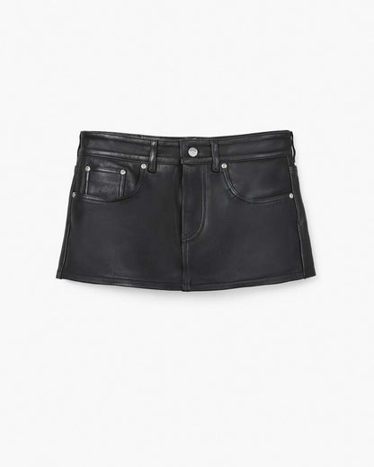 The Leather Skort Black Marc Jacobs