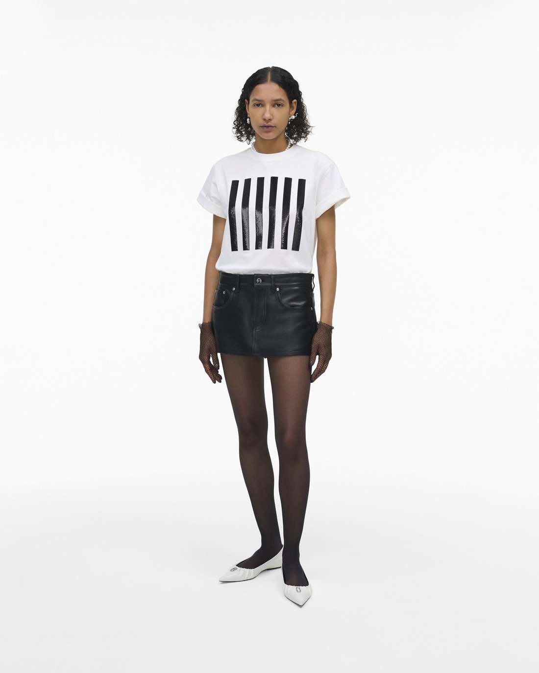 The Leather Skort Black Marc Jacobs