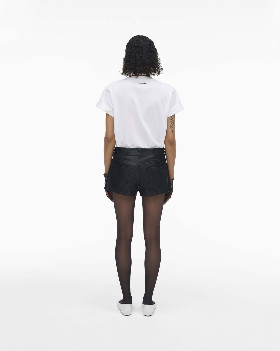 The Leather Skort Black Marc Jacobs