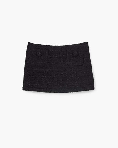 Tweed Mini Skirt Black Marc Jacobs