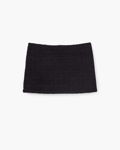 Tweed Mini Skirt Black Marc Jacobs
