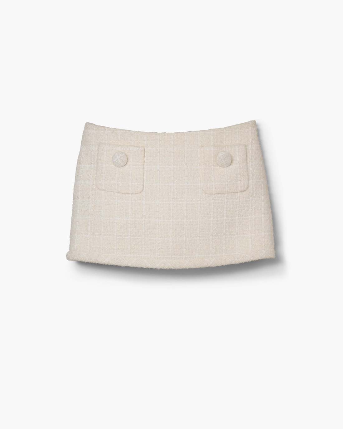 Tweed Mini Skirt Ivory Marc Jacobs