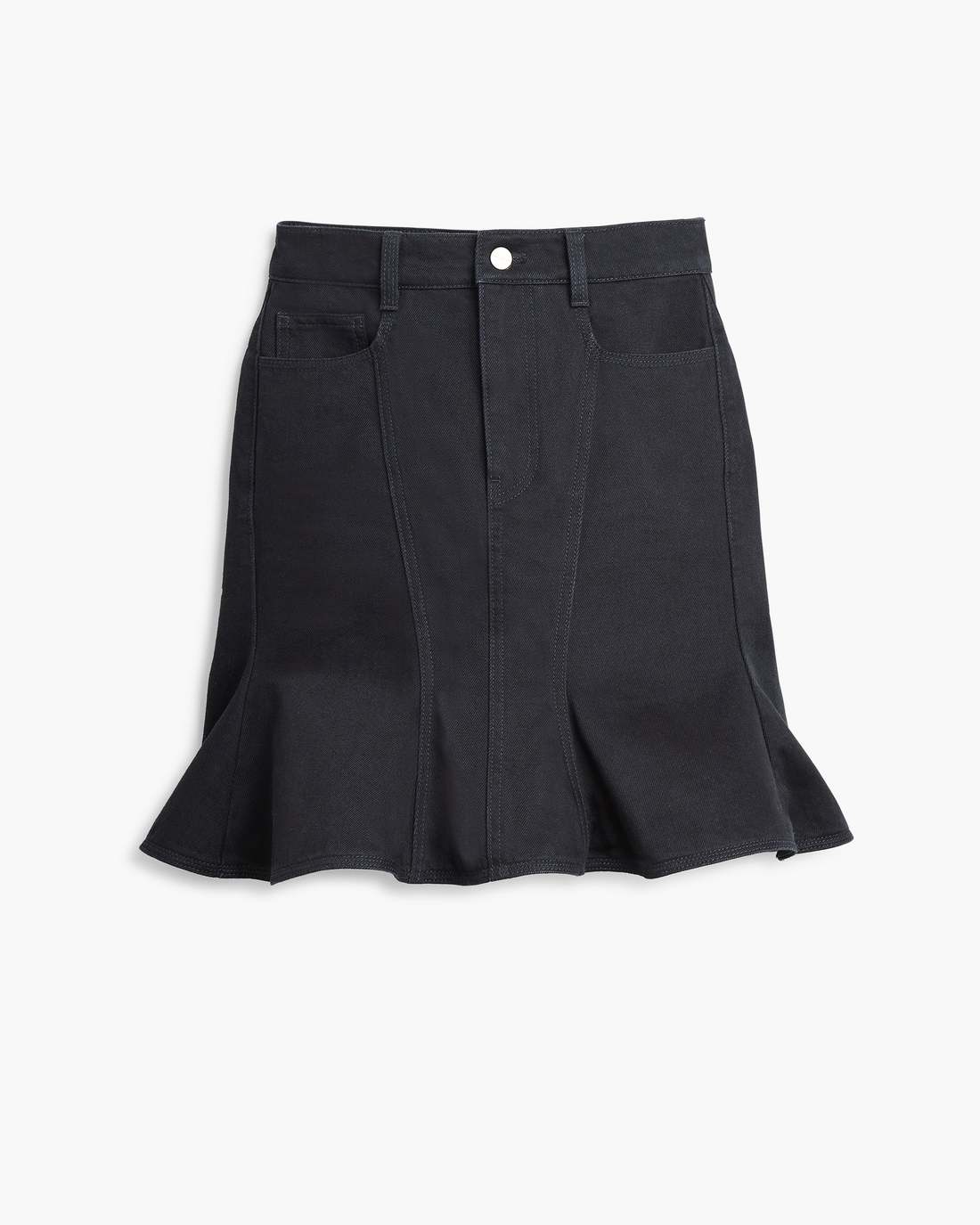 The Fluted Mini Skirt Black Marc Jacobs