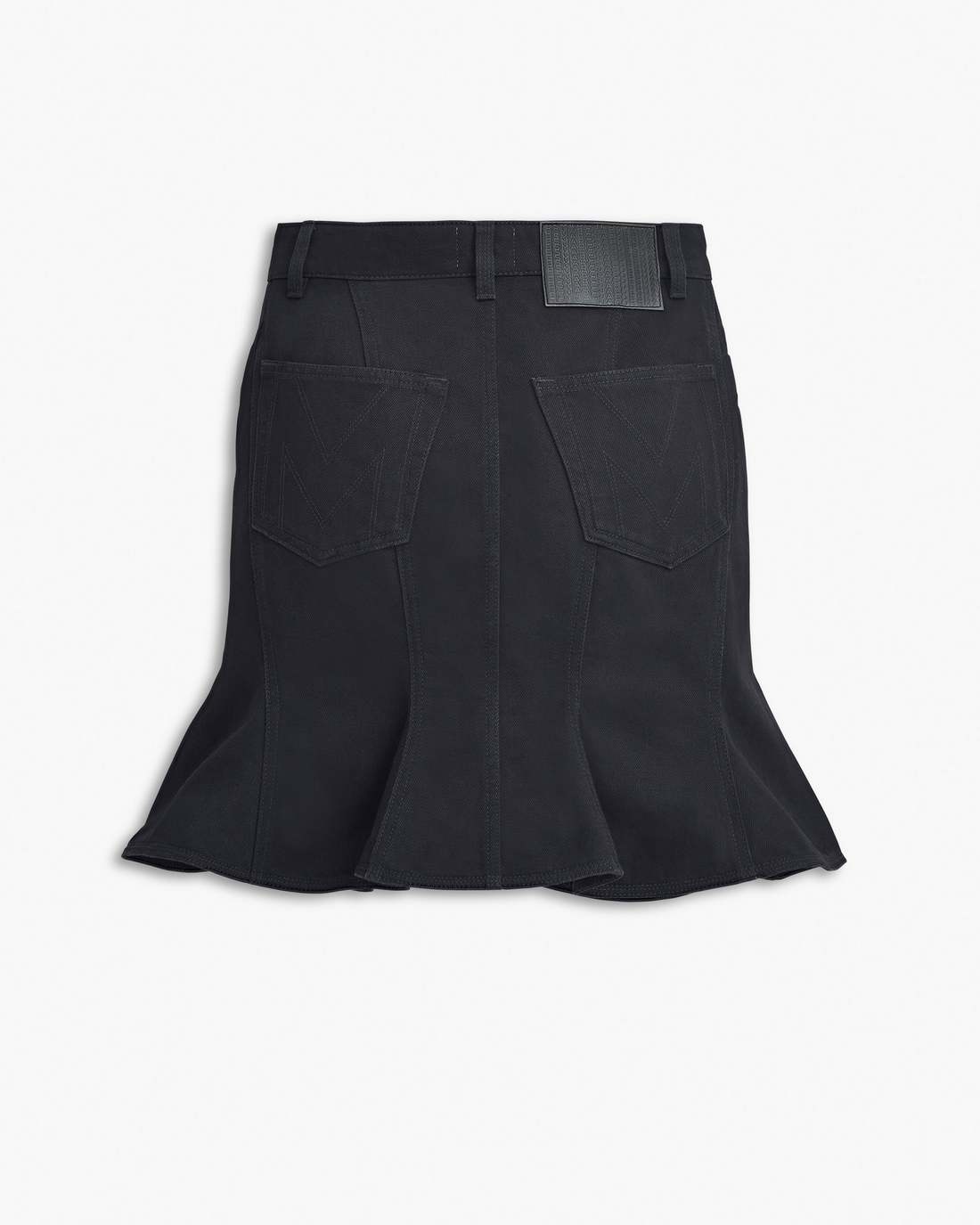The Fluted Mini Skirt Black Marc Jacobs