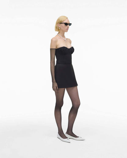 The Duchess Satin Skirt Black Marc Jacobs