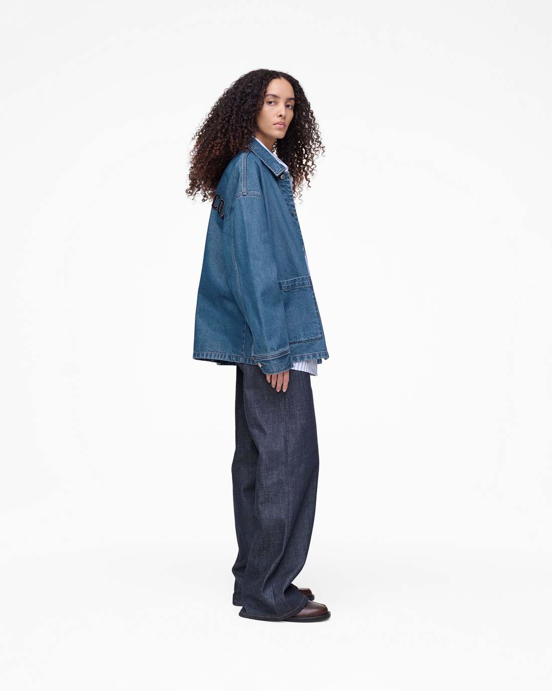 The A.P.C. X Marc Jacobs Denim Unisex Jacket Washed Indigo Marc Jacobs